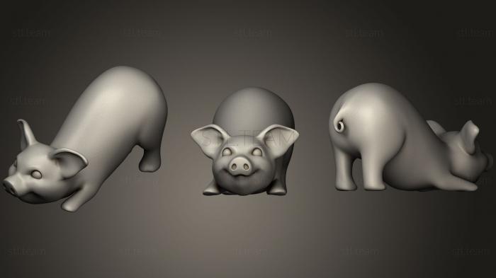 3D модель Свиньи 2 (STL)